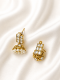 kundan Jhumka earing