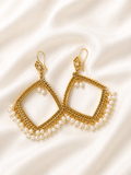 traditional gold-plated Jhumka