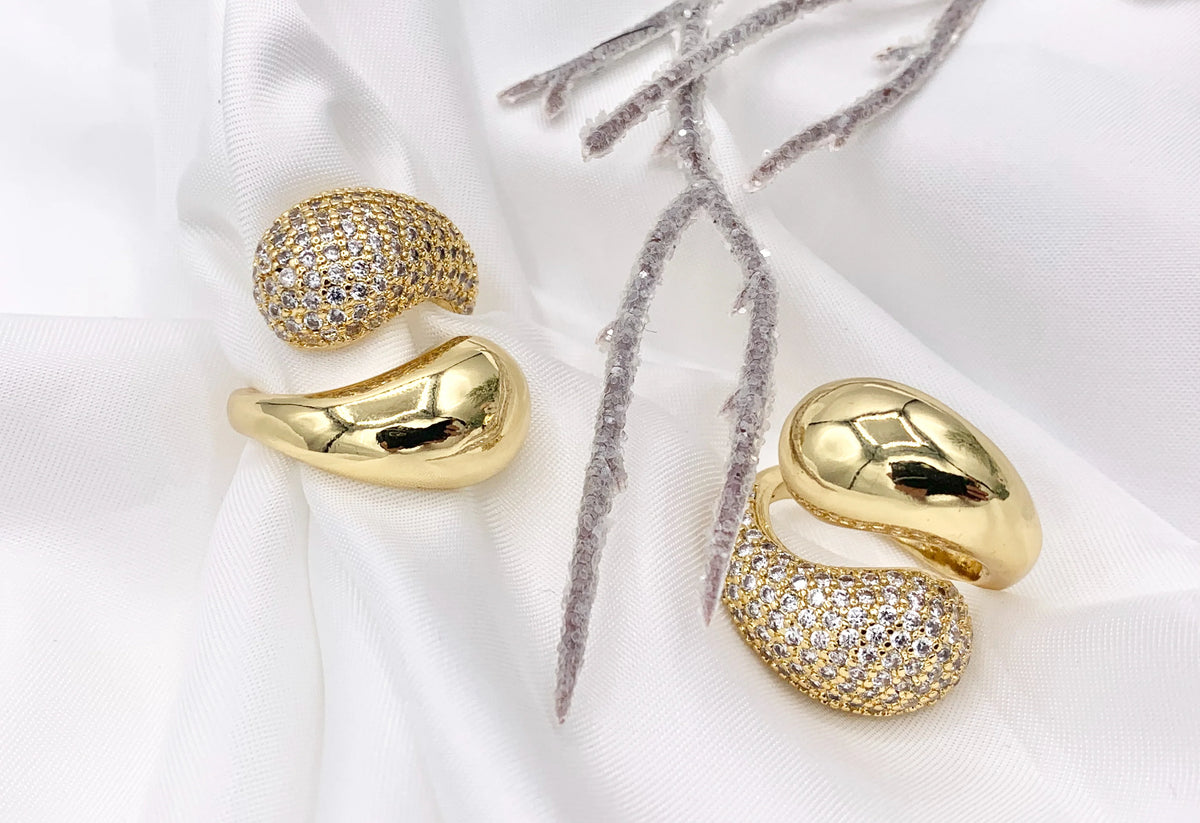 Chunky Teardrop Ring