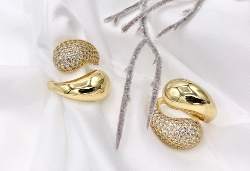 Chunky Teardrop Ring