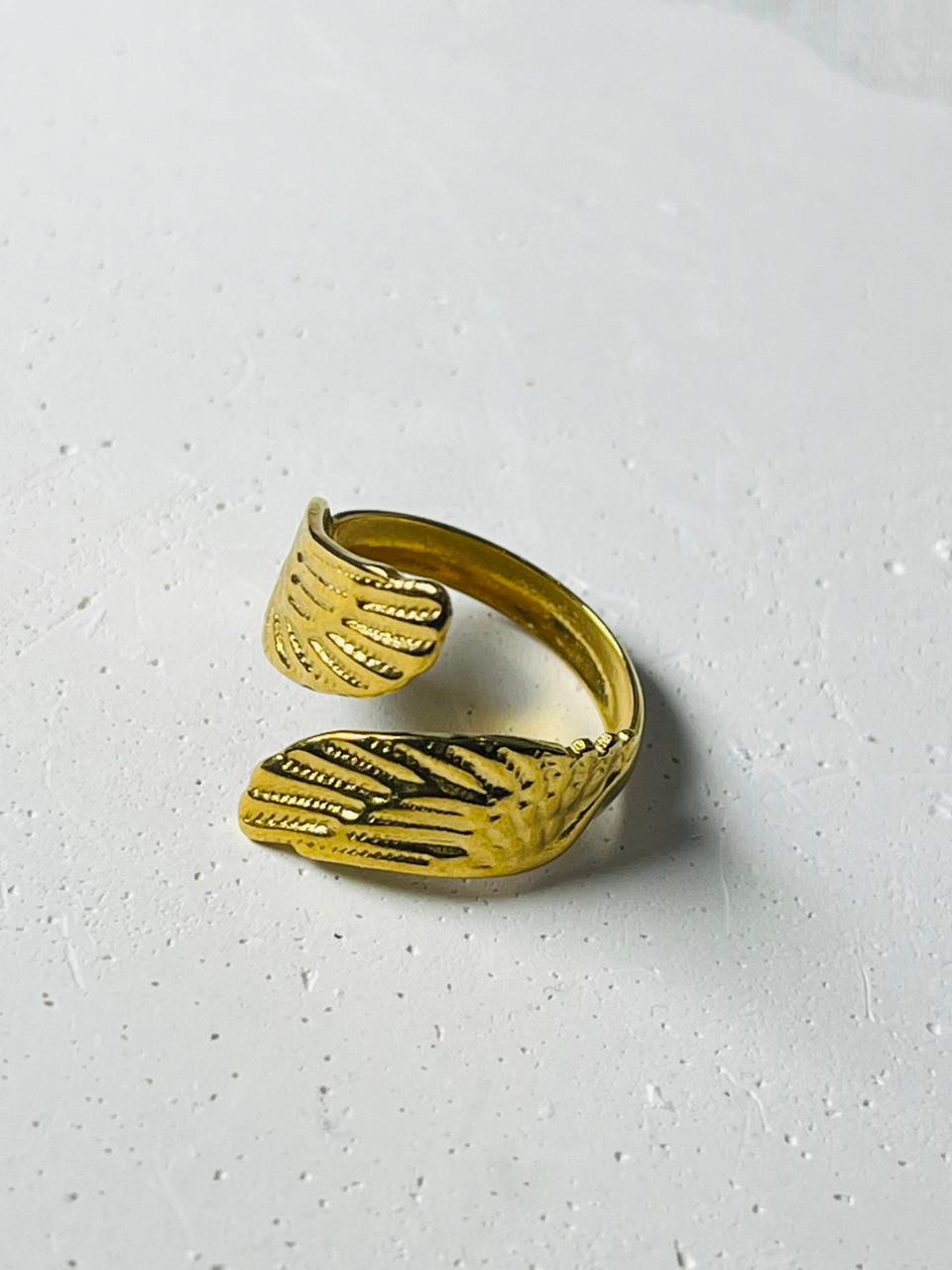 Angle Wing Design Ring