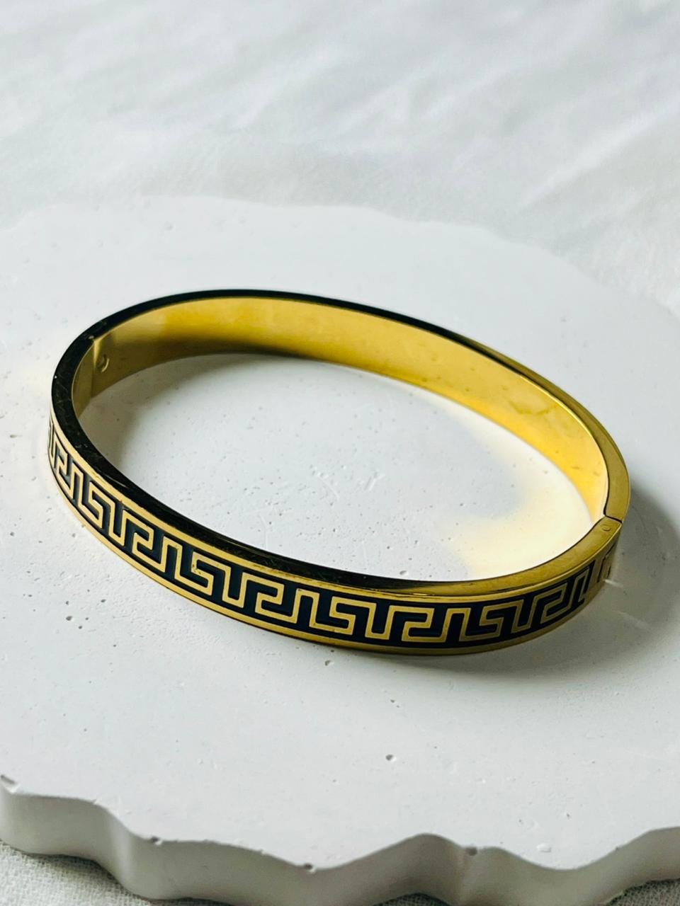 Classic Greek Gold Bracelet