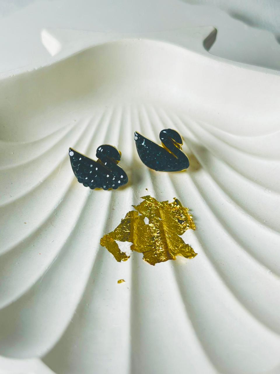Black Swan Studs