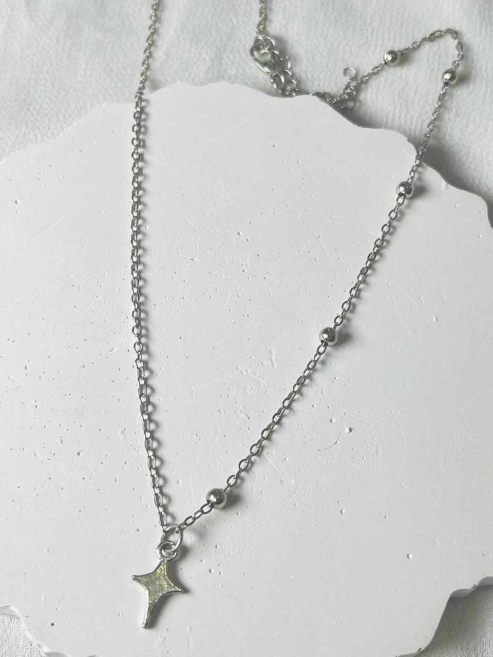 Silver Star Necklace