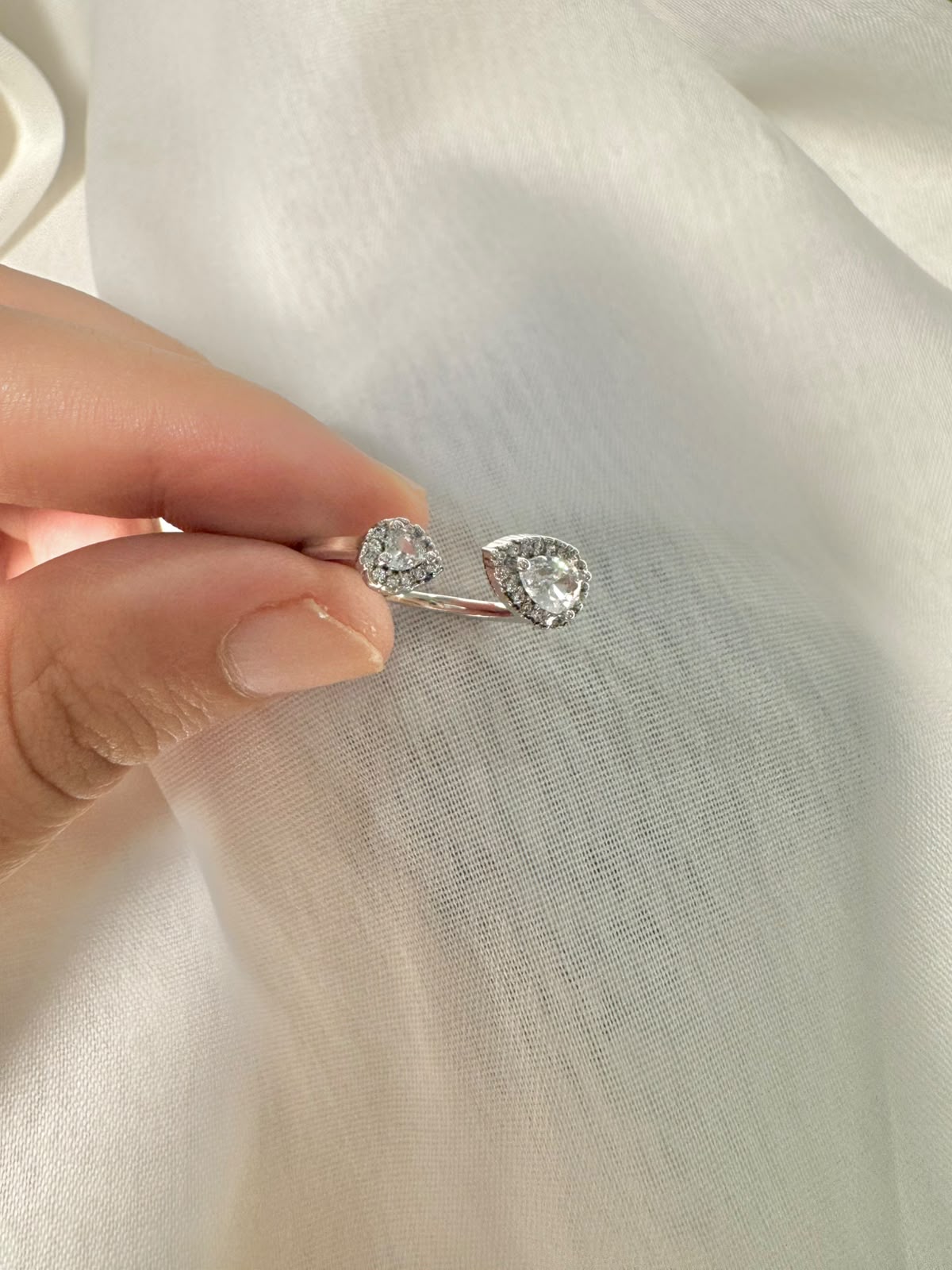 Silver Stone ring