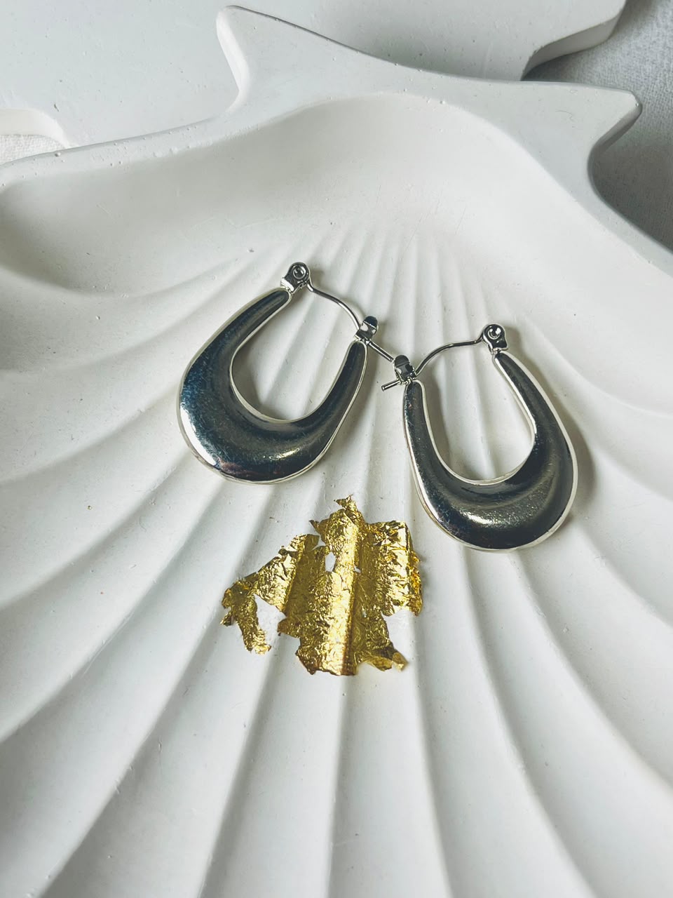 Silver hoops 1