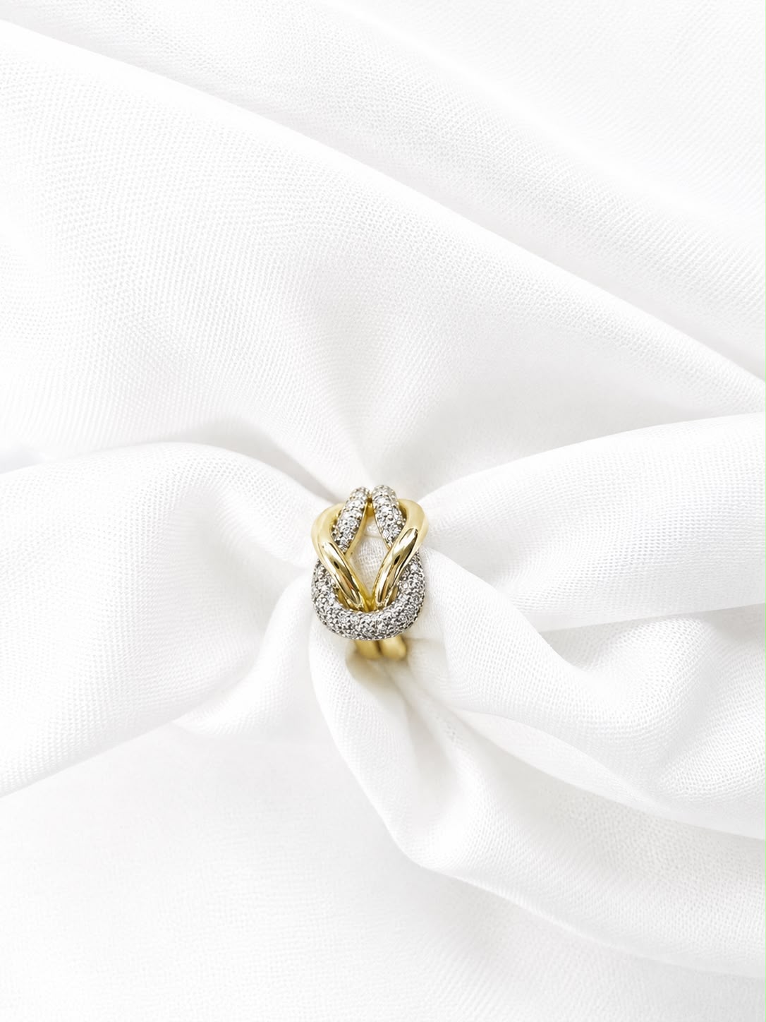 Two-Tone Cuban Link ring