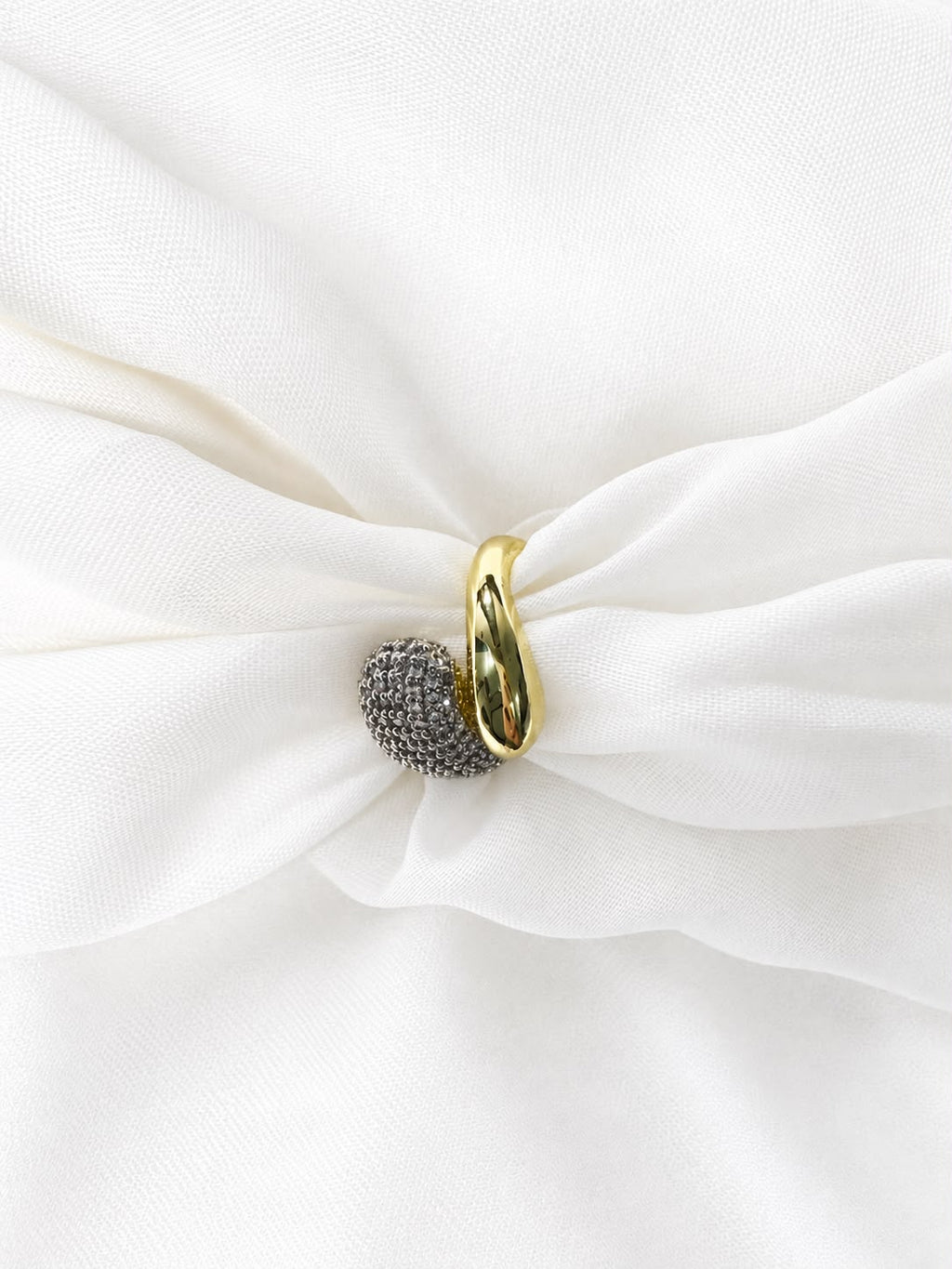 Chunky Teardrop Ring