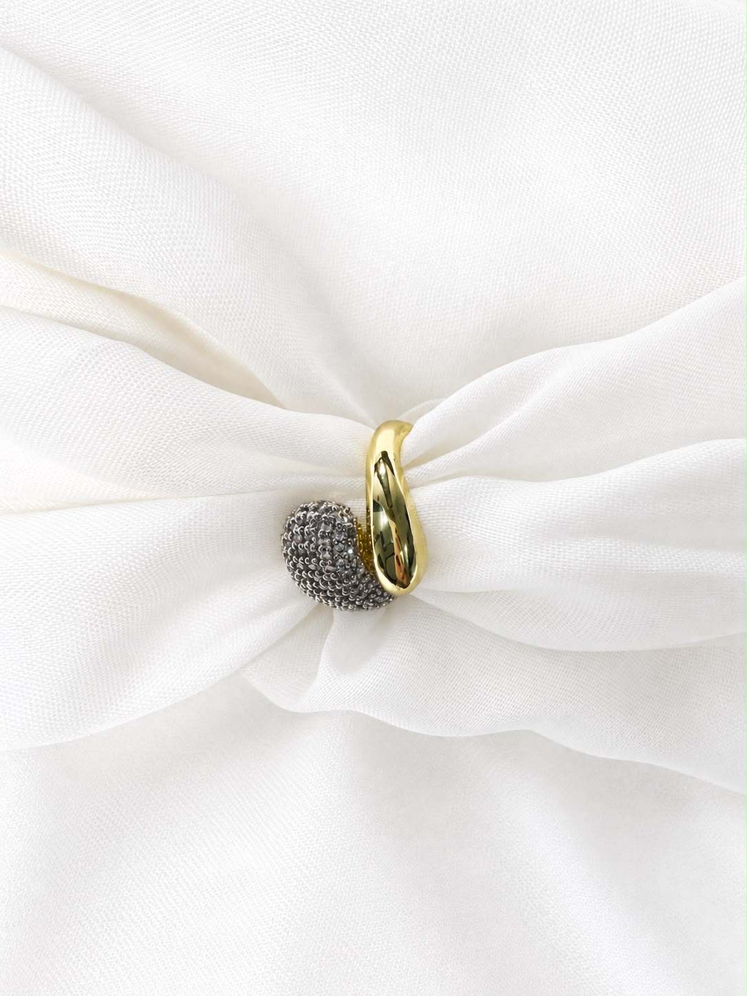 Chunky Teardrop Ring