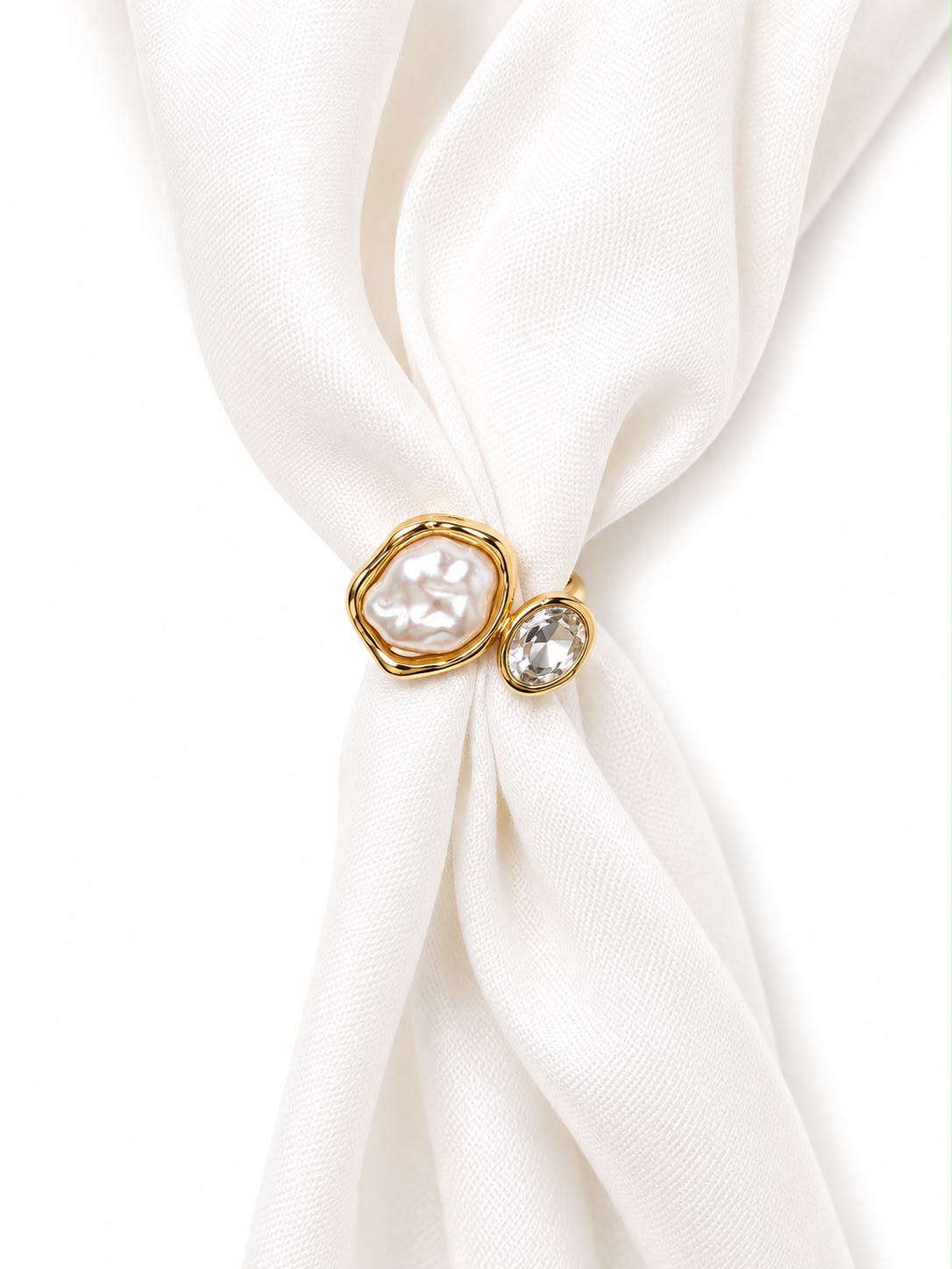 Bianca Crystal Duo Ring