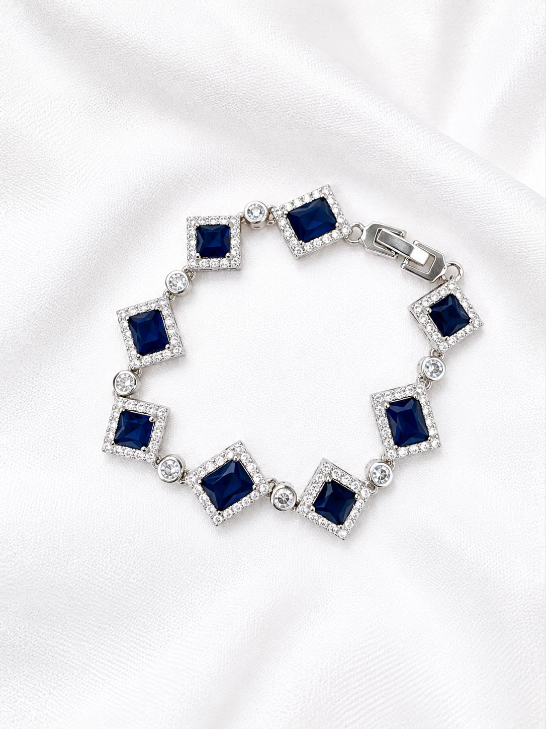 blue Silver bracelet