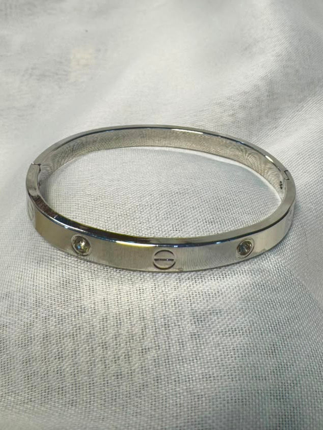 Silver Cartier Bracelet