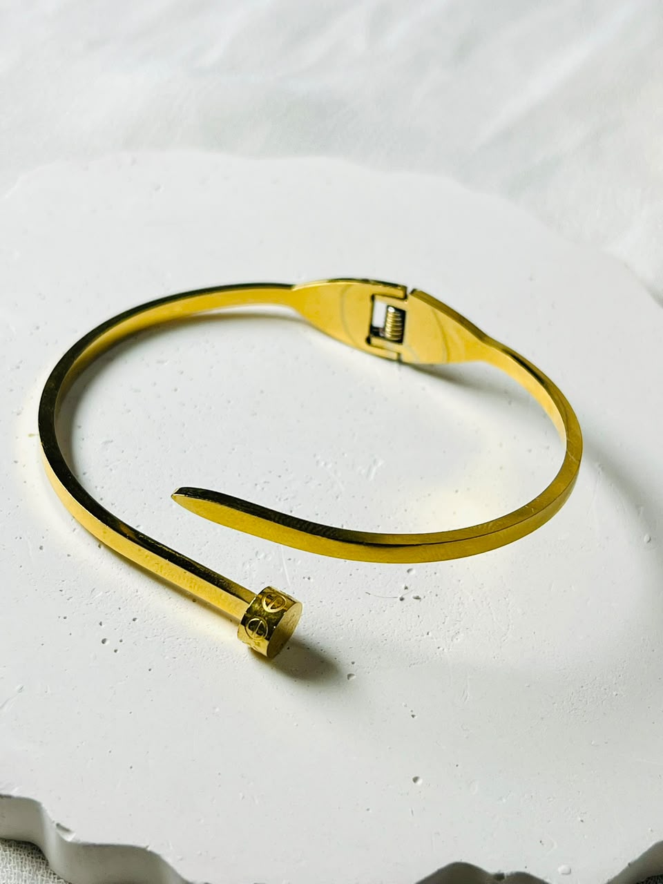 Golden Nail bracelet