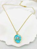 Flower shape pendent