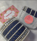 blue metal bangles