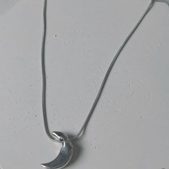Silver Moon Pendant