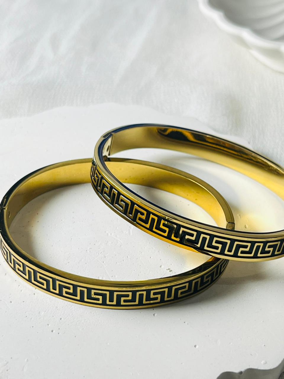 Classic Greek Gold Bracelet