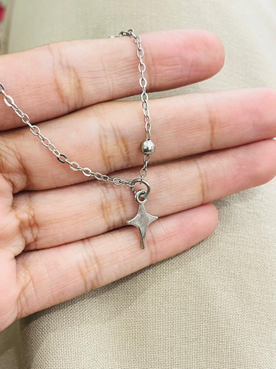 Silver Star Necklace