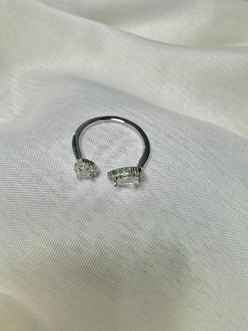 Silver Stone ring